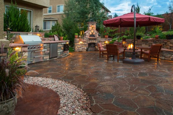 Stone Patio Construction in Prescott