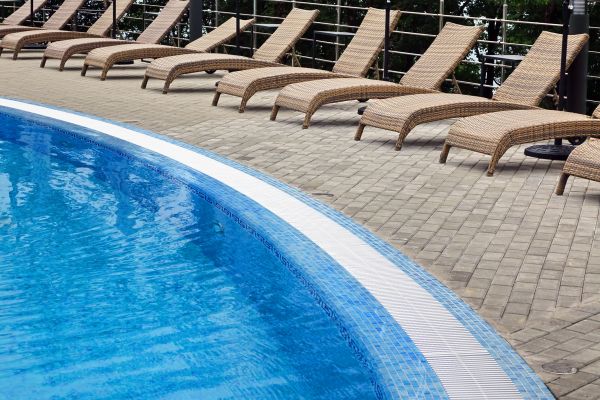 Poolside Hardscaping in Prescott